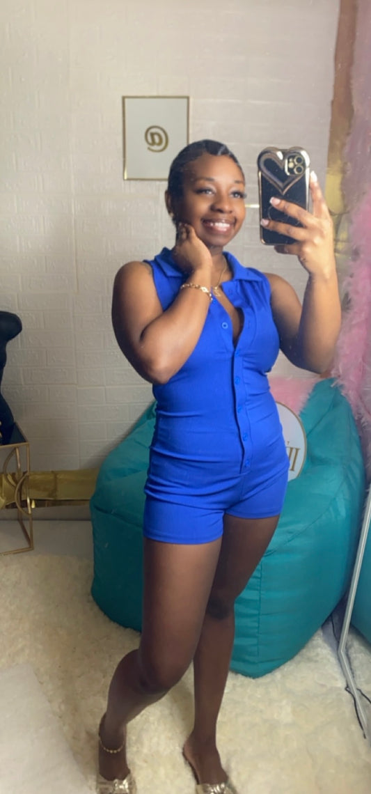 Giving Blues Romper